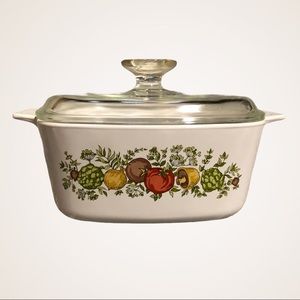 VINTAGE CORNINGWARE / spice of life casserole 1.5L
